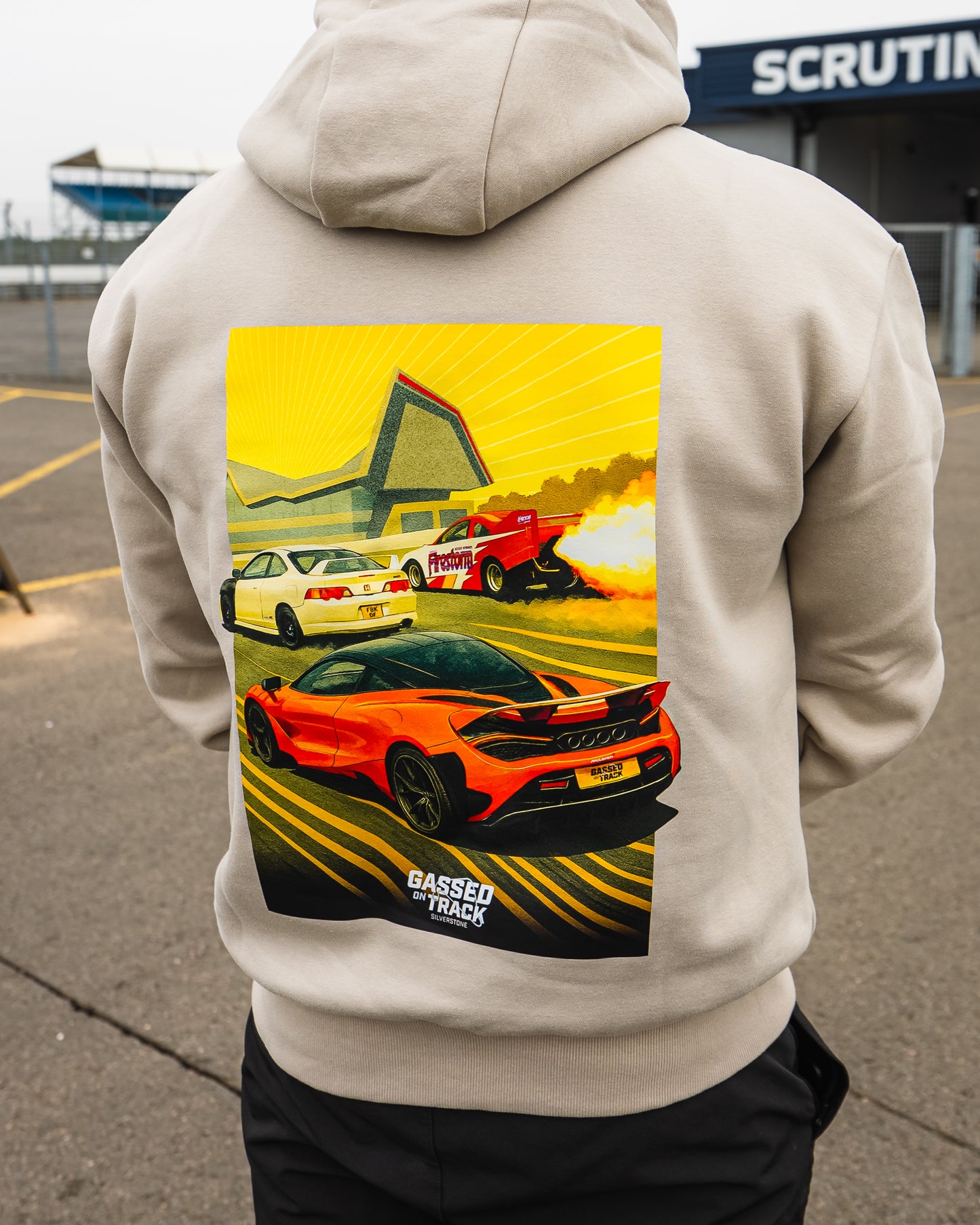 Jetcar Gassed On Track Hoodie
