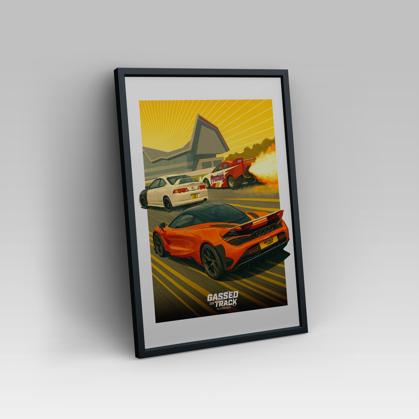 Gassed On Track Poster