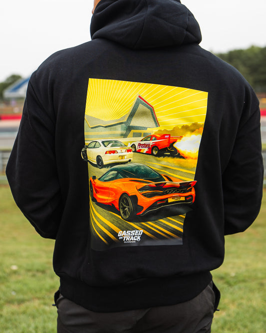 Jetcar Gassed On Track Hoodie