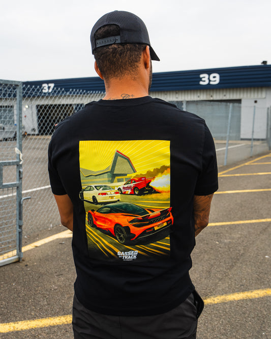 Jetcar Gassed On Track T-Shirt