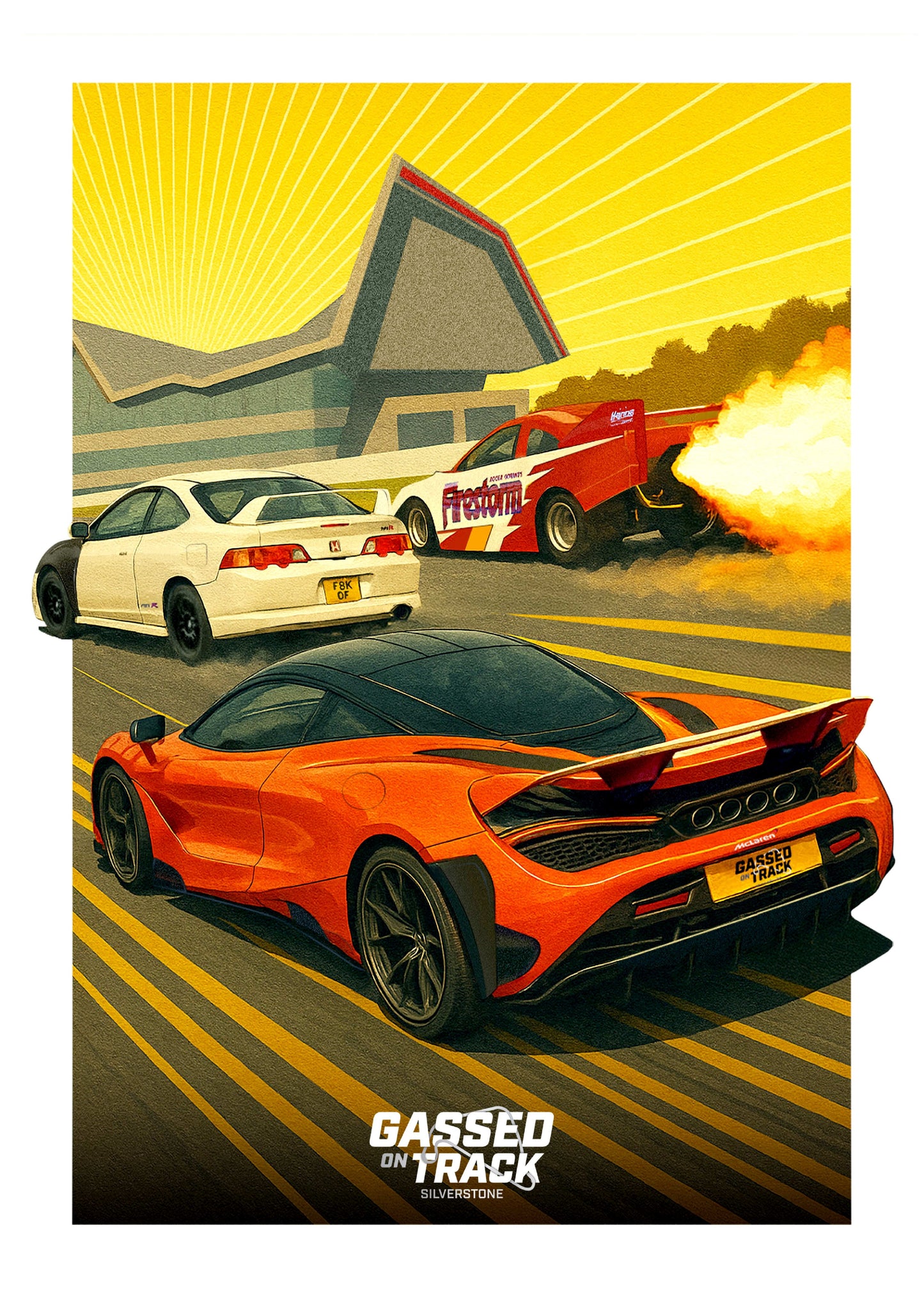 Gassed On Track Poster