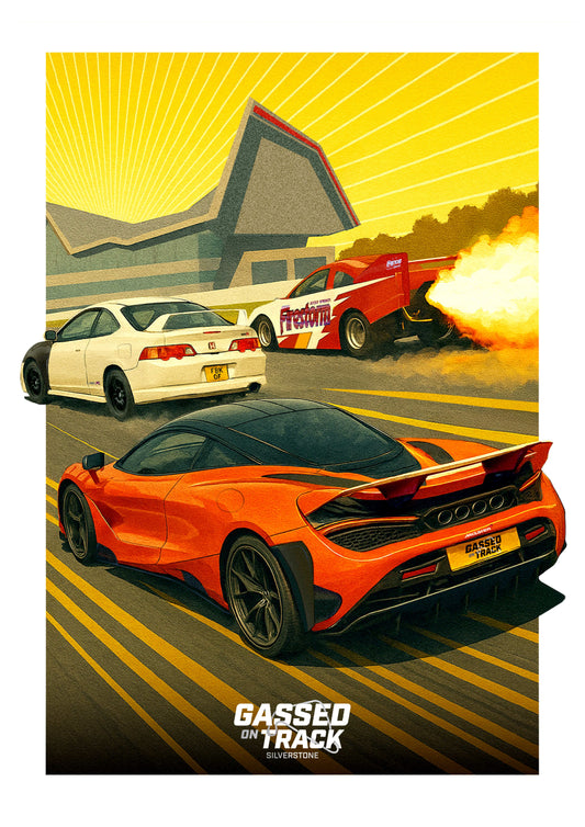 Gassed On Track Poster